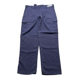 Carhartt FR Relaxed Fit Cargo Canvas Blue Men 38x30 Work Pants Y2K utility